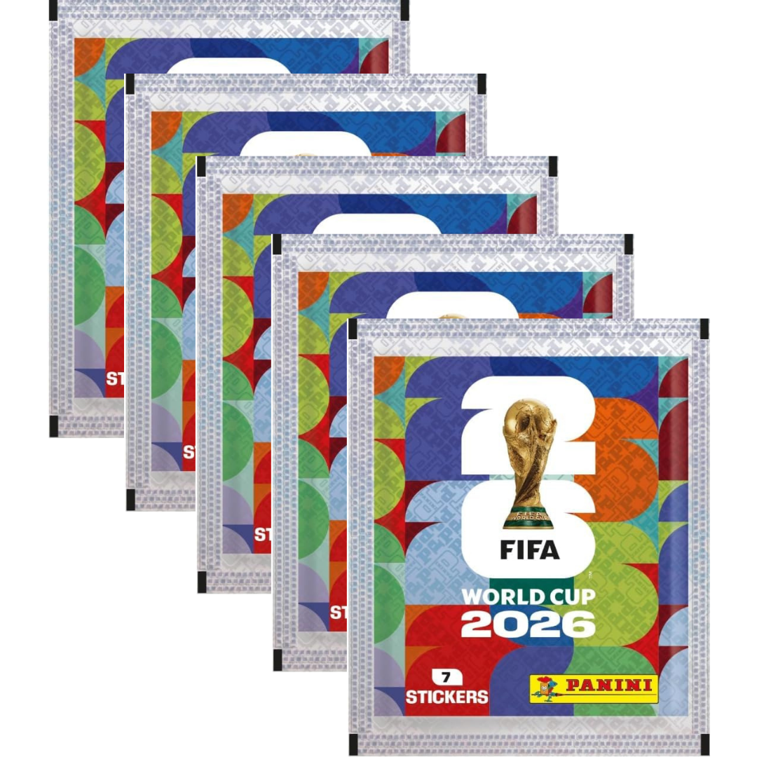 Caja con 100 Sobres Panini — FIFA World Cup 2026